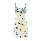 Summer Sexy Short Slim Fit Holiday Short Dress Tie Shoulder Floral Strap Dress PullWind