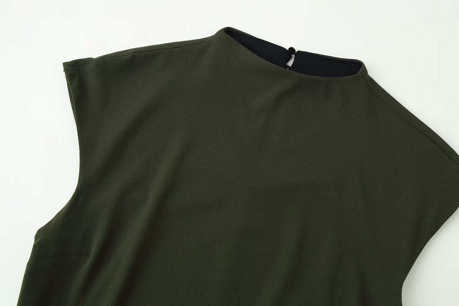 Women Clothing Spring Ruffles Laminated Decoration Short Dress JOUNJ