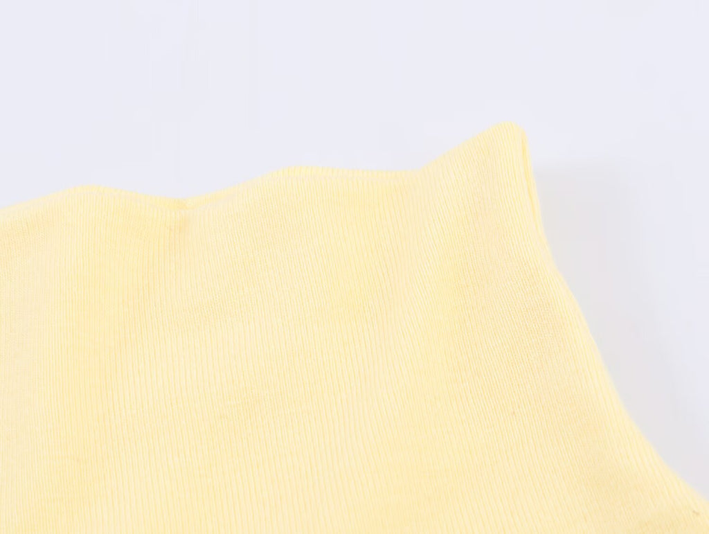 Spring Fashionable All Match Niche Design Vertical Asymmetric Women Top SenDa