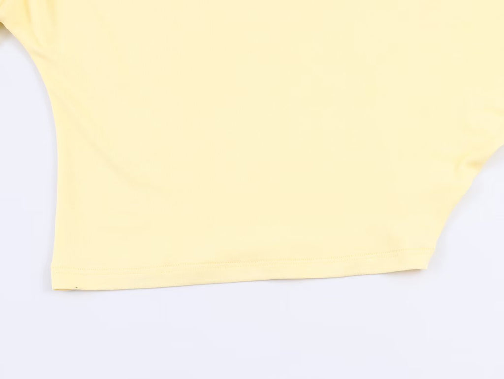 Spring Fashionable All Match Niche Design Vertical Asymmetric Women Top SenDa
