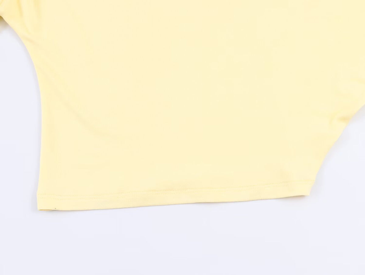 Spring Fashionable All Match Niche Design Vertical Asymmetric Women Top SenDa