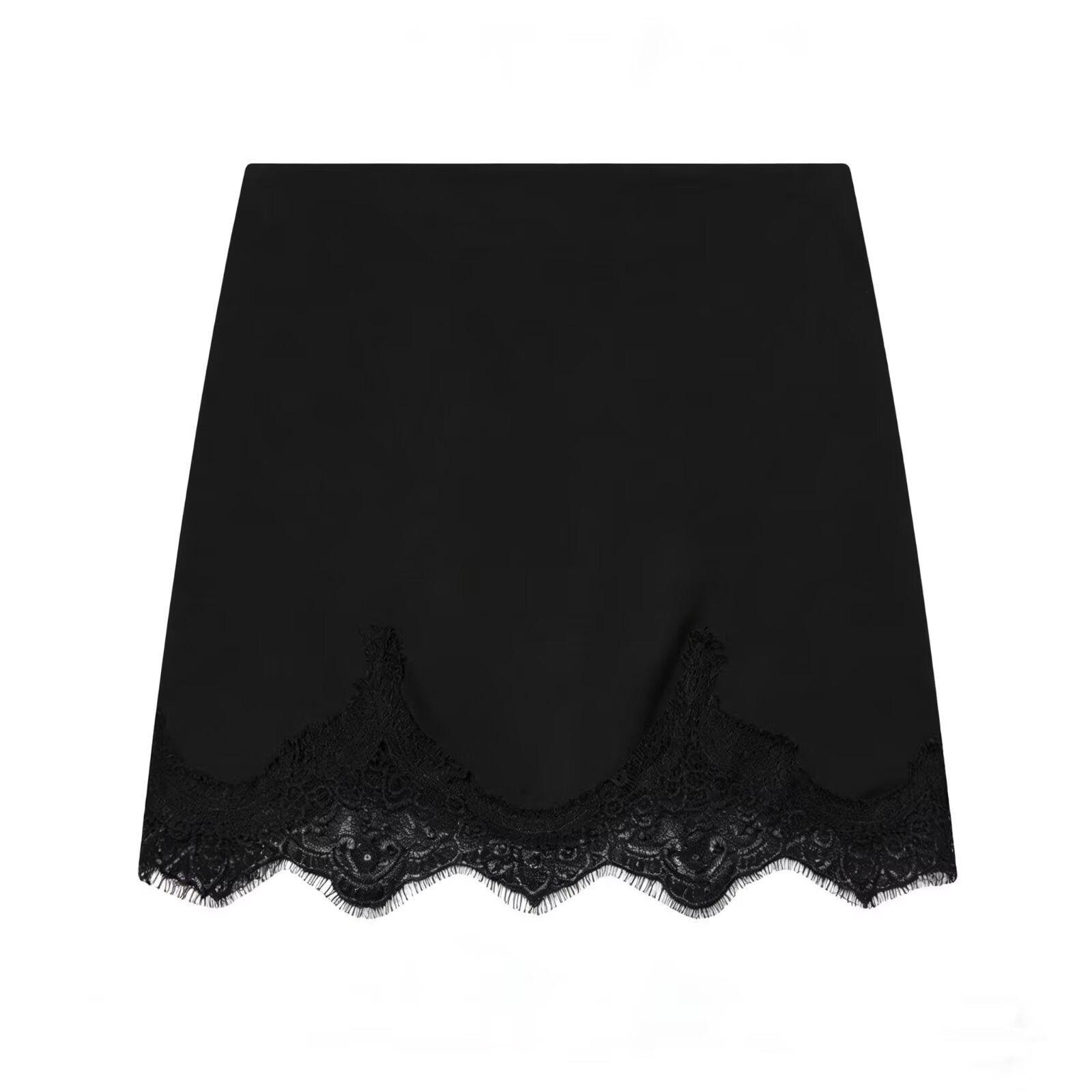 Women Clothing Fashionable Casual High Waist Sexy Lace Stitching Hip Short Skirt flightCourse