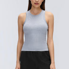 Modal Skin Friendly Sports Vest for Women Summer Slim Fit Slimming Sleeveless Yoga Clothing Top with Chest Pad Tichin