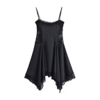 Women Clothing Summer Sexy Lace Strap Short Dress TRAF