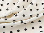 Side Slit Strap Dress for Women Summer French Polka Dot Print Slim Fit Slimming Lace up Suspender Long Dress OMI