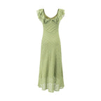 Floral Flounce V neck Summer Waist Slimming Printed Dress Long Dresses PullWind