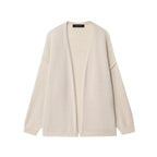 Women Clothing Fall Simple Thick Needle Idle Mid Length Sweater flightCourse