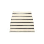 Women Striped Short Sleeved Knitted Jacket Mini Skirt Stes flightCourse