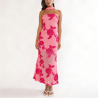 Women Wear Summer Elegant Sexy Slim Fit Backless Dress Miss Siss