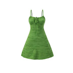 Suspender Dresses Women Summer Waist Controlled Slimming Sexy A line Short Dresses PullWind