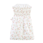 Spring Slim Fit Slimming Wrapped Chest Printed Dress Wennie