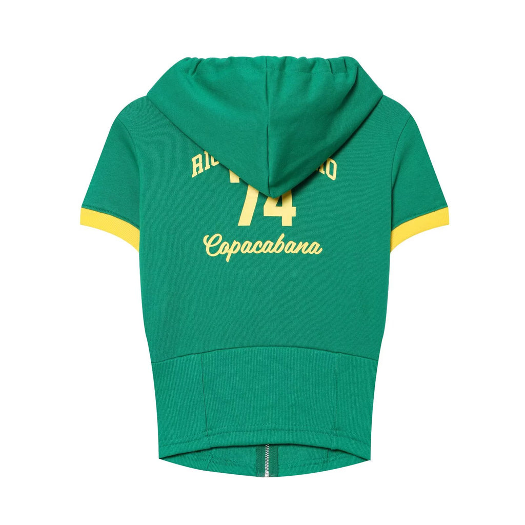 Summer Sexy Design Short Sleeve Zipper Hooded Office Top Howe