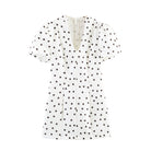 White Polka Dot