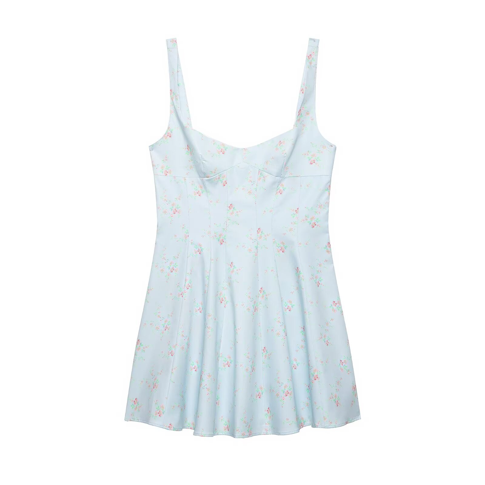 Women Clothing Summer Elegant V neck Floral Printing Slip Dress Women flightCourse