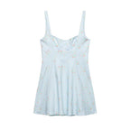 Women Clothing Summer Elegant V neck Floral Printing Slip Dress Women flightCourse