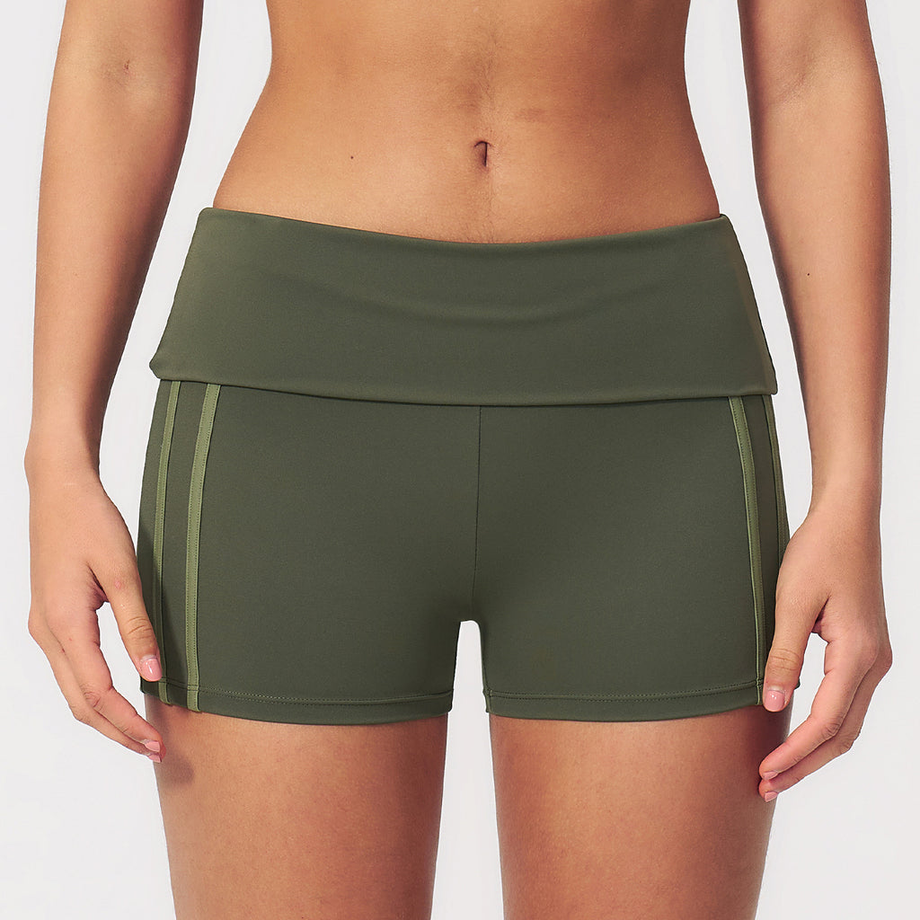Sports Fitness Shorts Peach Hip Waist High Waist Stretch Tight Nude Feel Shorts Yoga Women Sollinarry