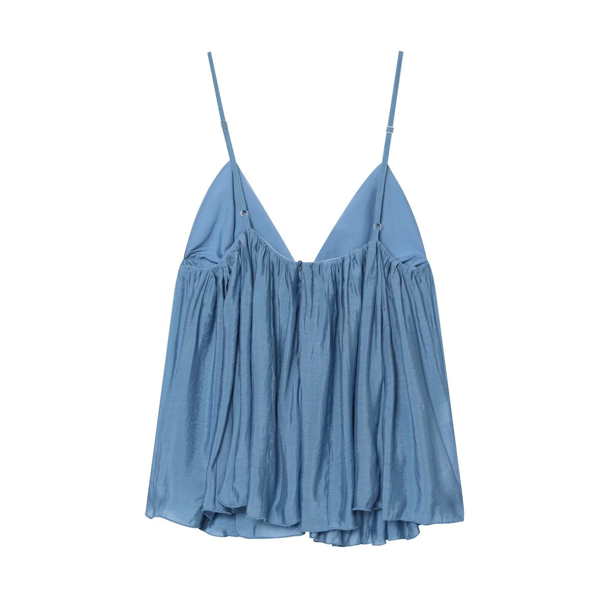 Women Clothing Summer Sexy All Match V neck Vertical Strap Top Howe
