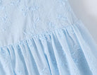 Spring Korean White Embroidered Strap Dress Women Spring A line Dress Aiostar