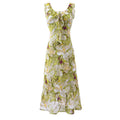 Green and floral pattern