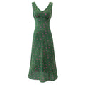 Green and floral pattern