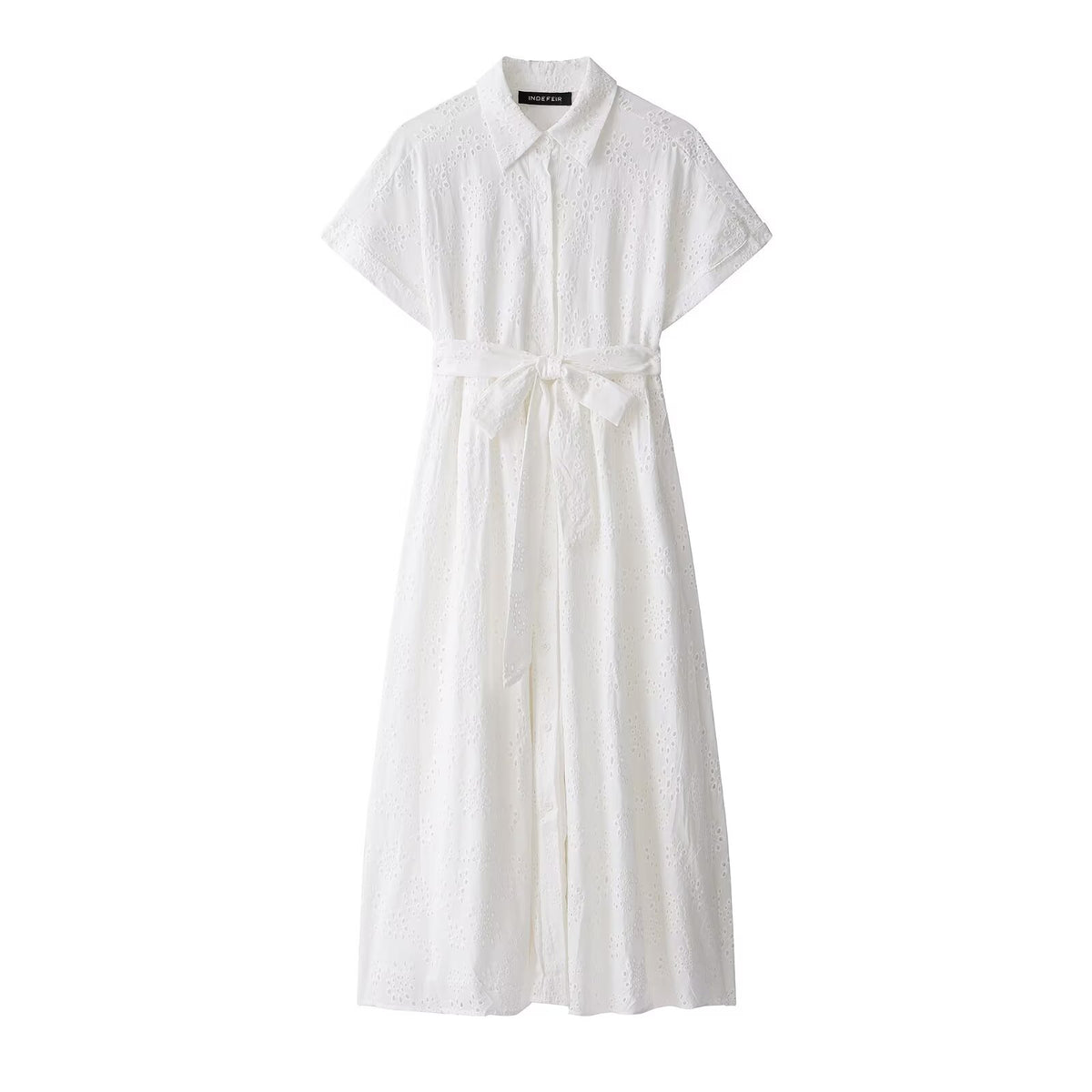 Women Wear Classic Collection Hollow Out Cutout Out Embroidered Dress flightCourse