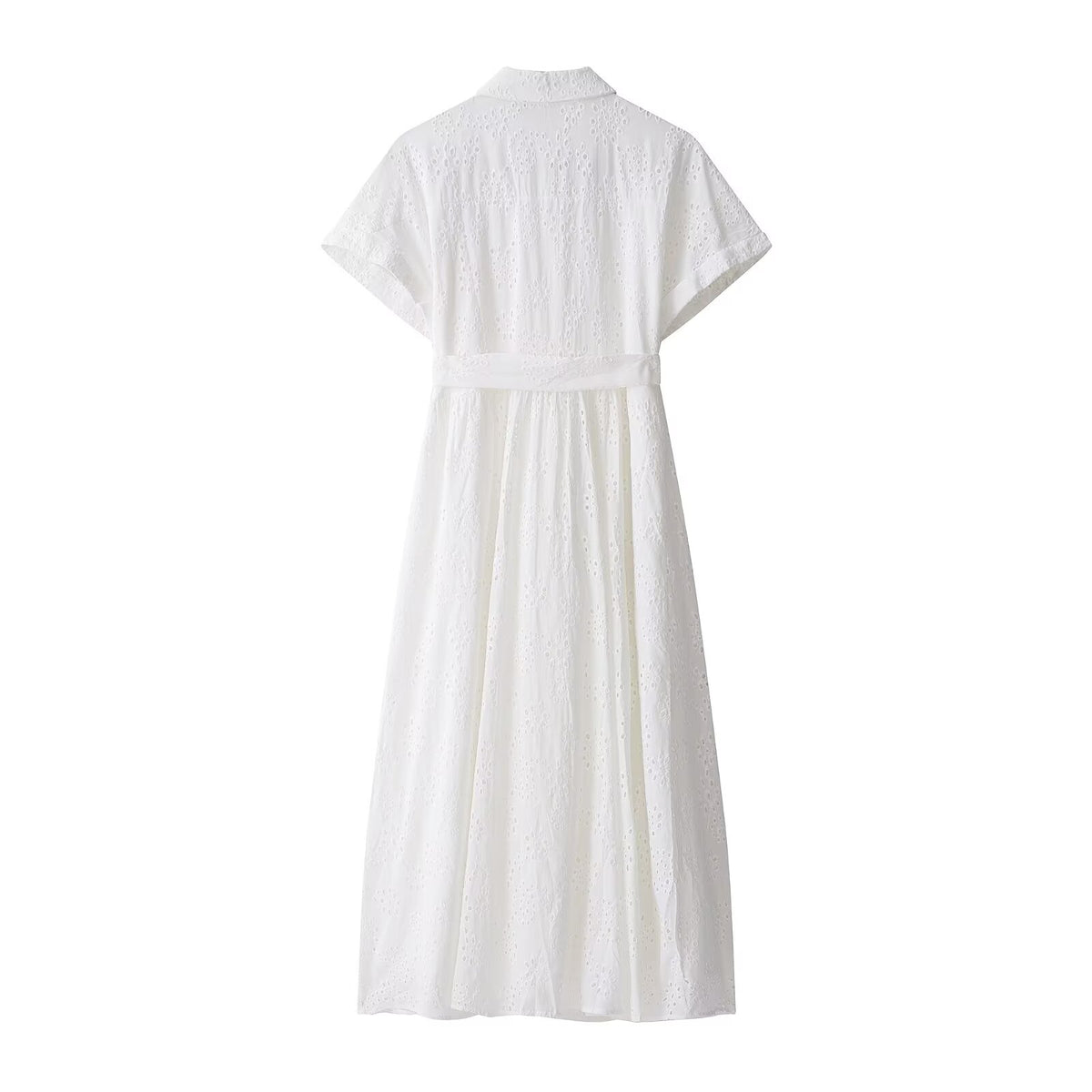 Women Wear Classic Collection Hollow Out Cutout Out Embroidered Dress flightCourse
