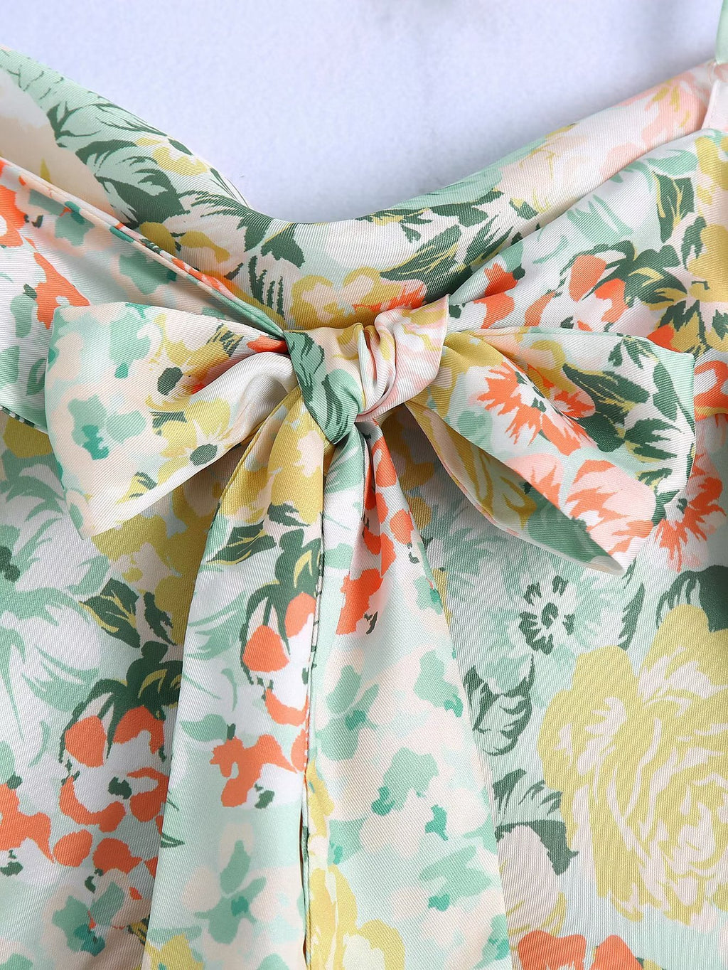 Women Clothing Printed Vacation Maxi Dress Sexy French Backless Strap Dress CHEN