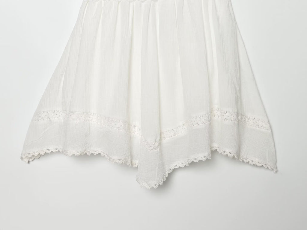 Women Clothing Summer Elegant Tulle Embroidered Mini Strap Dress Howe