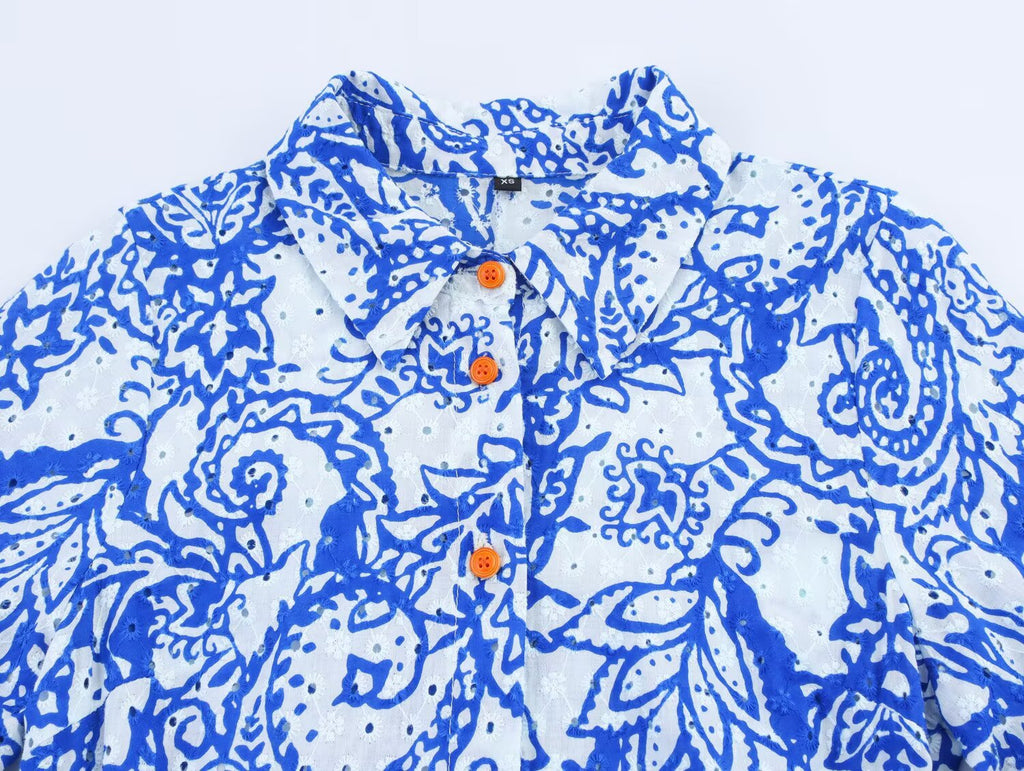 Women Clothing Summer Office with Belt Embroidery Dress Howe