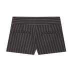 Spring Fashionable All Match Thin Striped Waist Shorts DaRoca