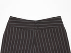 Spring Fashionable All Match Thin Striped Waist Shorts DaRoca