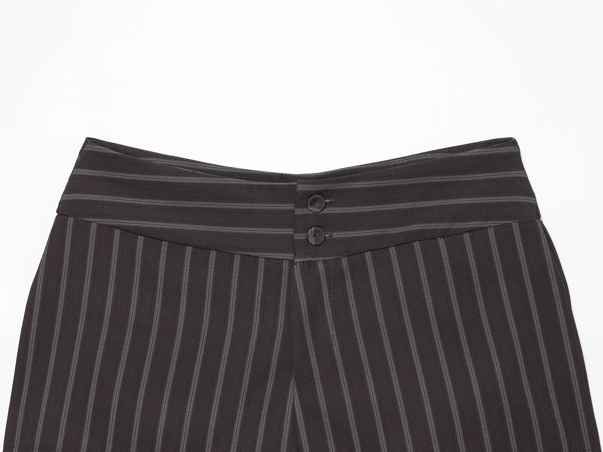 Spring Fashionable All Match Thin Striped Waist Shorts DaRoca