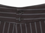 Spring Fashionable All Match Thin Striped Waist Shorts DaRoca