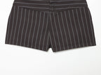 Spring Fashionable All Match Thin Striped Waist Shorts DaRoca