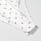 Women Clothing Gentle Sleeveless Stylish Simple Polka Dot Lace Sling Jumpsuit JiaJia
