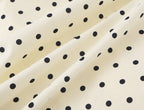 Polka Dot Camisole Women Summer Retro Elegant Lace Stitching Tied Cinched Sleeveless Dress OMI