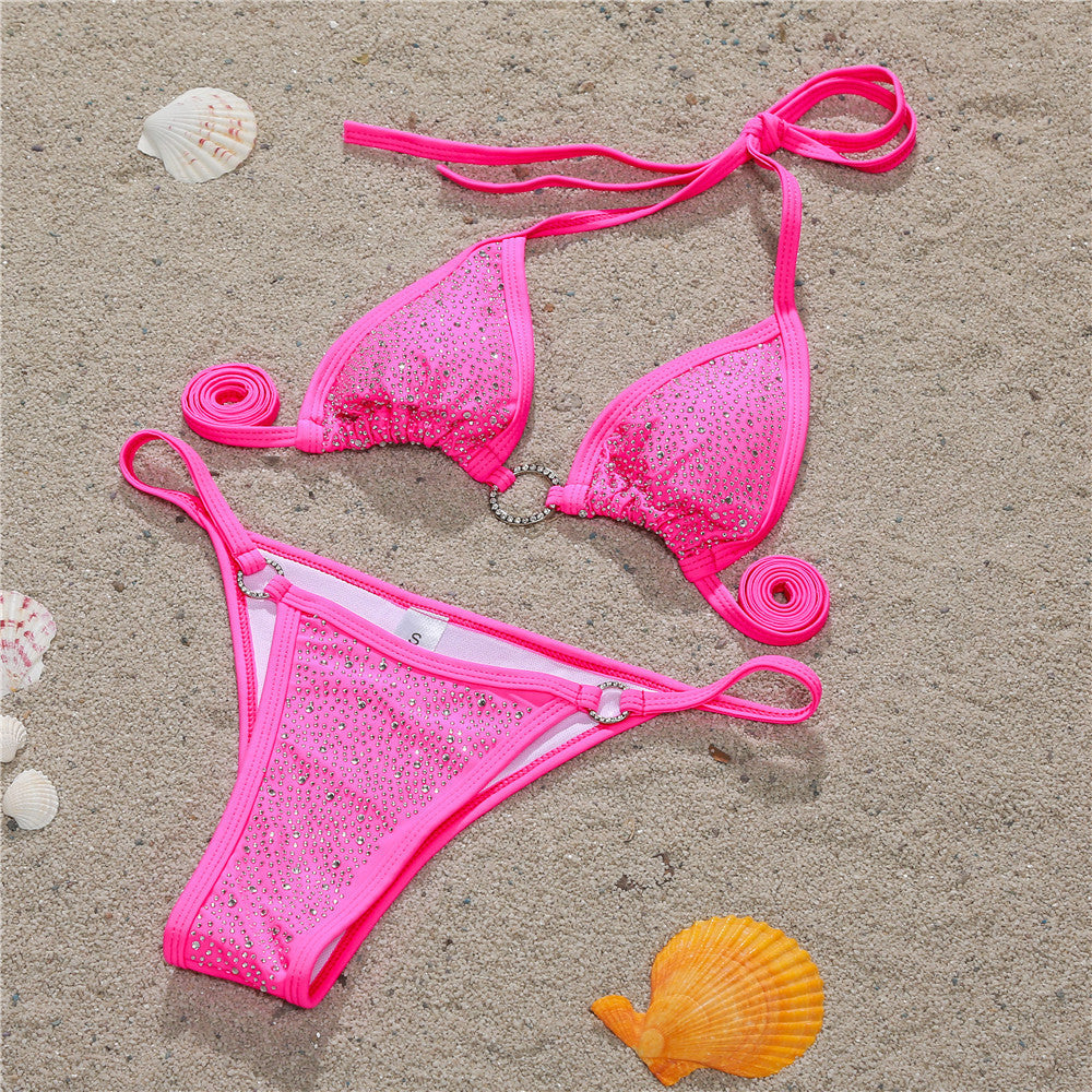Sexy Bikini Diamond Women Swimsuit Split Swimsuit CSC