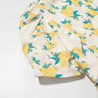 Women Clothing Fashionable All Matching Printed Floral Flounce Slim Dress JiaJia