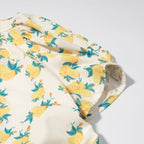 Women Clothing Fashionable All Matching Printed Floral Flounce Slim Dress JiaJia