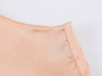 Women Clothing Summer Lace Silk Satin Texture Underwear Strap Dress SenDa