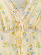 Women Clothing French Floral Lace Slim Fit Long Hip Dress LongZest