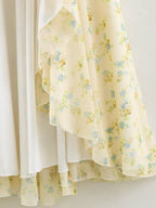 Women Clothing French Floral Lace Slim Fit Long Hip Dress LongZest