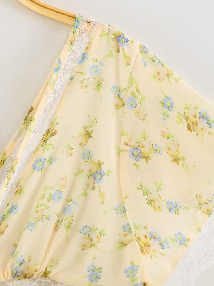 Women Clothing French Floral Lace Slim Fit Long Hip Dress LongZest