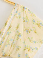 Women Clothing French Floral Lace Slim Fit Long Hip Dress LongZest
