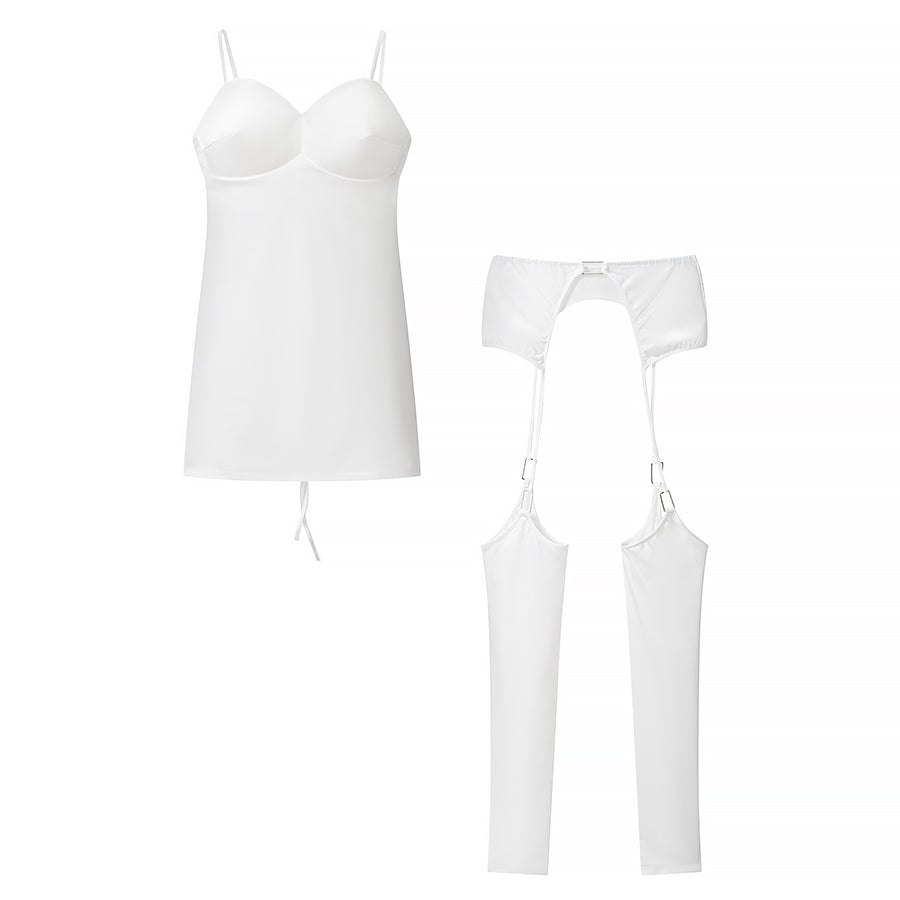 Summer Women Clothing Sexy Three Dimensional Sheath Suspender Adjustable JiaJia