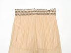 Women Clothing Color Contrast Stitching Vest Top Wide Leg Pant Sets Howe