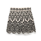 Summer Color Block Embroidery Shirt Embroidered Shorts Sets Howe