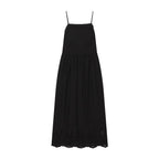 Women Hollow Out Cutout Embroidered Midi Strap Dress Howe