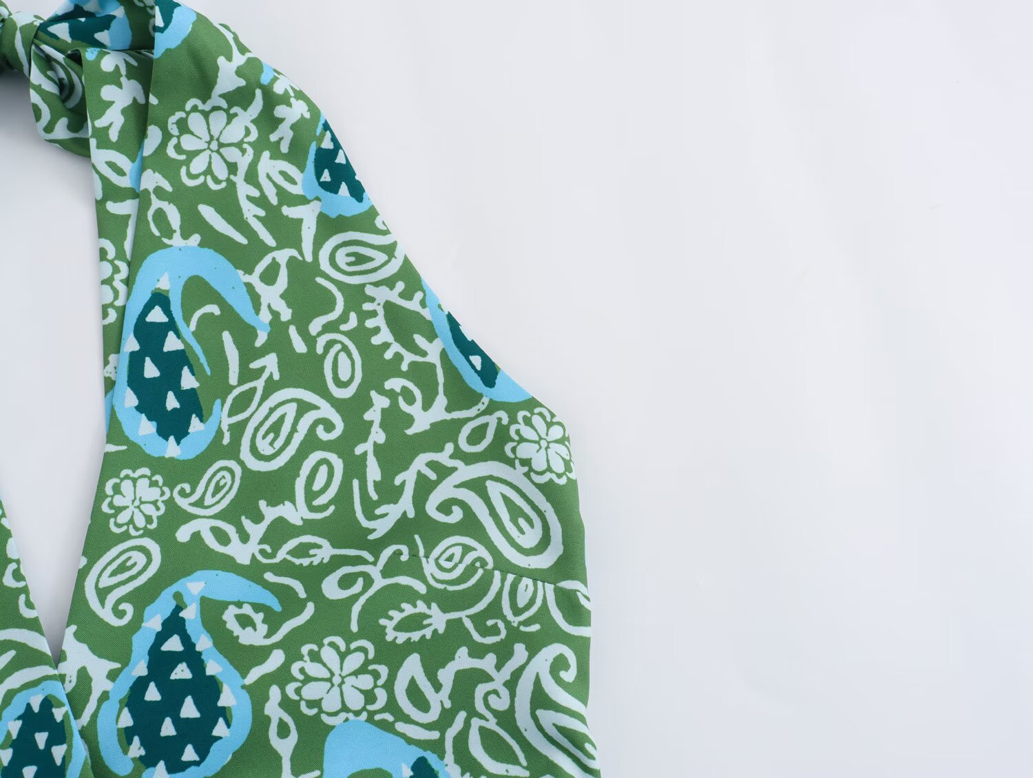 Women Clothing Summer Floral Print Halter Dress Goyo