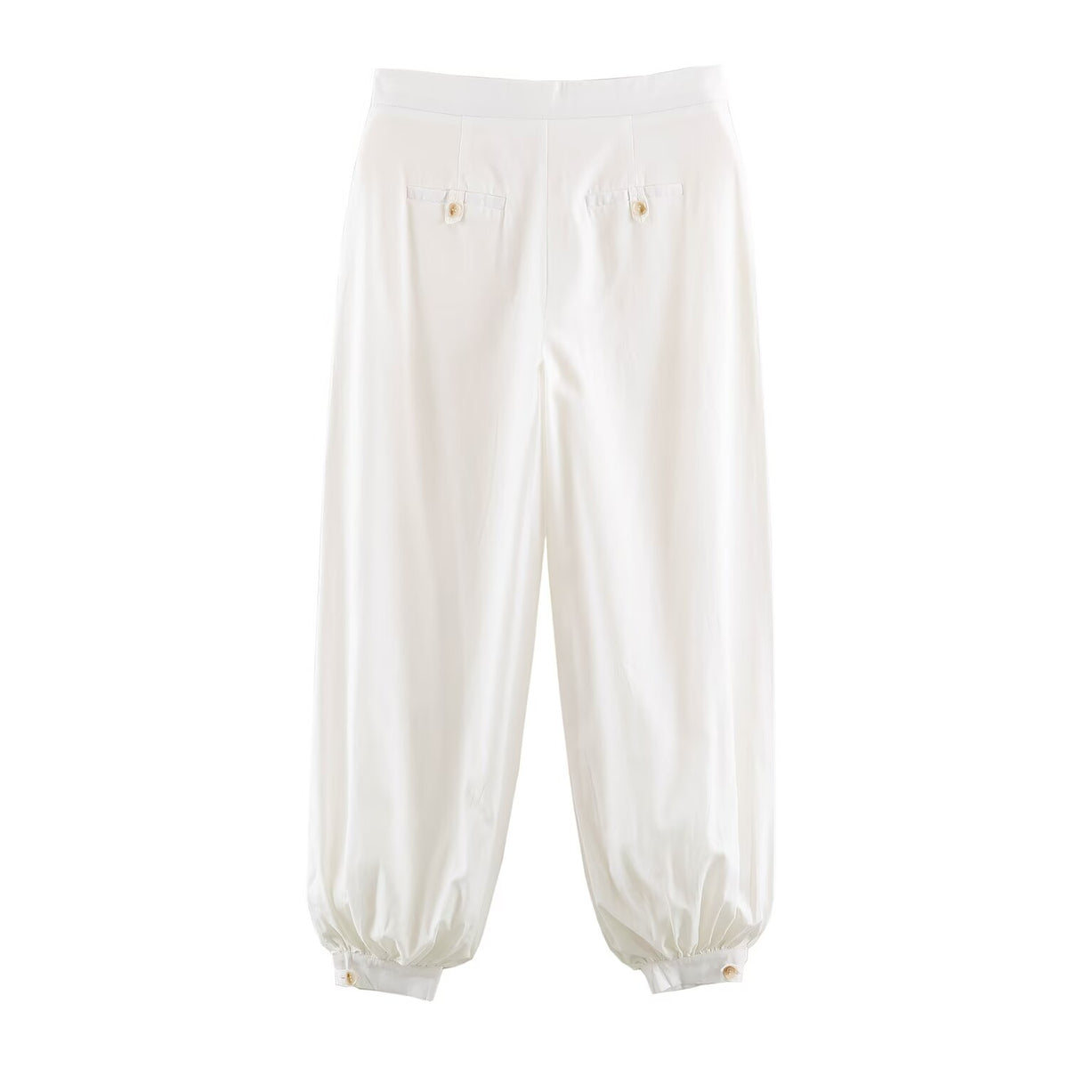 Women Spring Solid Button Top Shirt Pant Sets SenDa